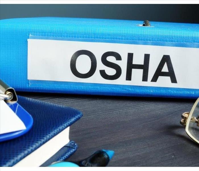 Folder with label Occupational Safety and Health Administration OSHA